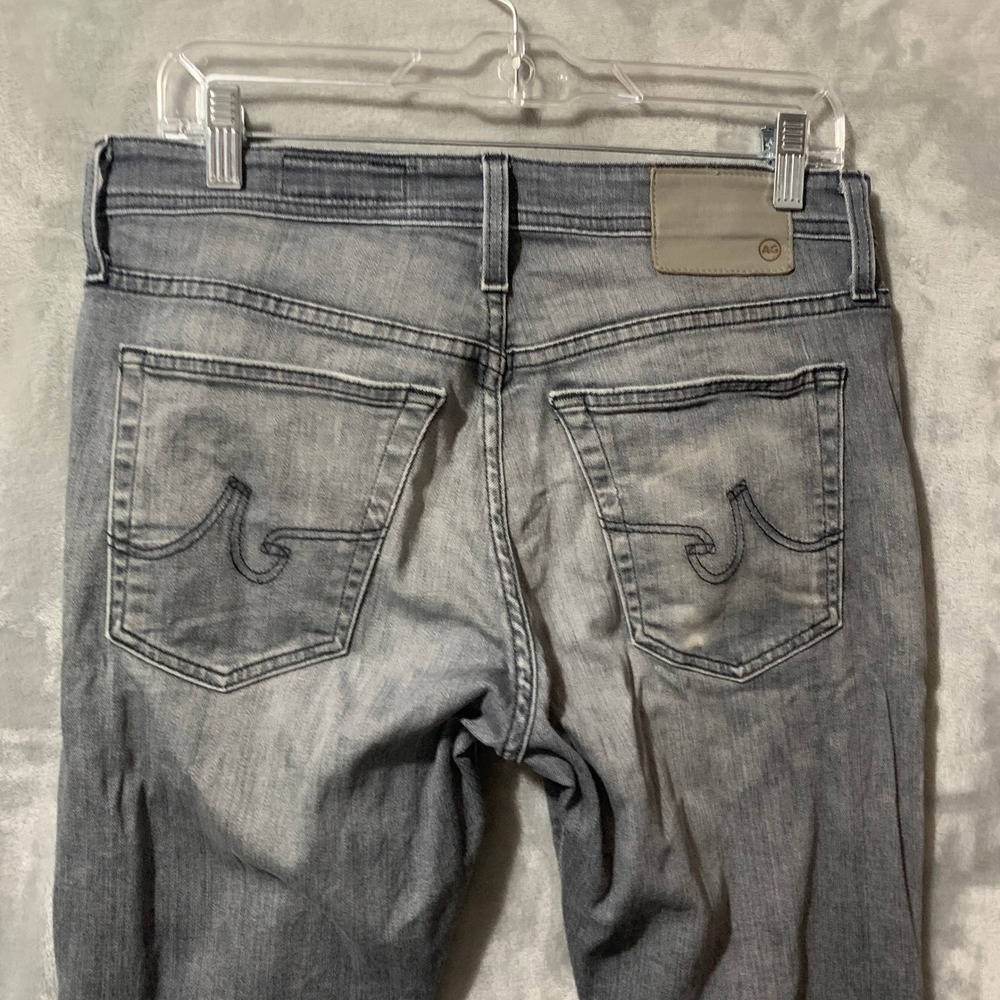 Adriano Goldschmied AG ED The Everett Slim Straight Grey Jeans 30x32.5 Mens - Picture 7 of 16